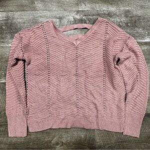 Love Change Pink Sweater Size 1x